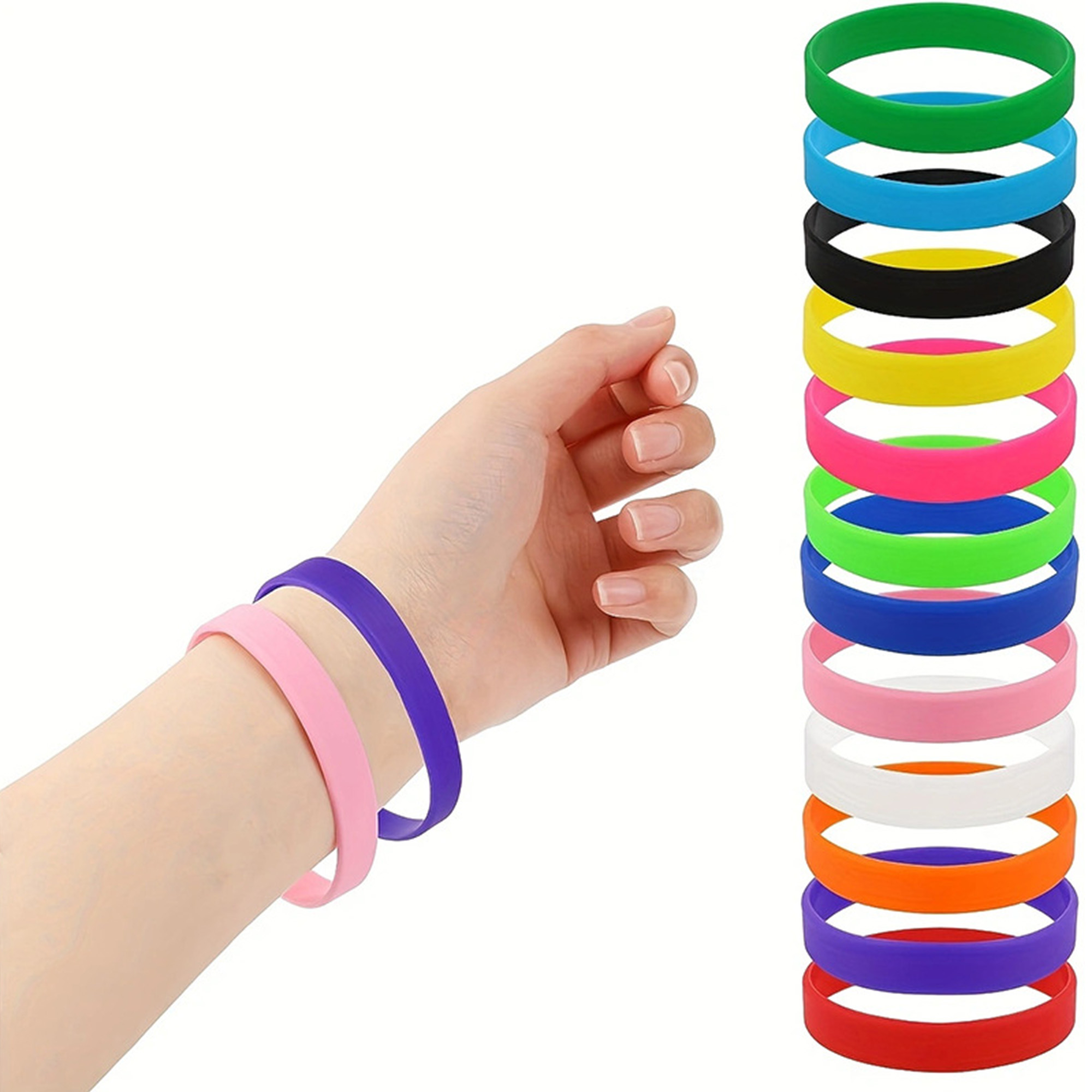 Screen Printed Silicone Bracelet 2