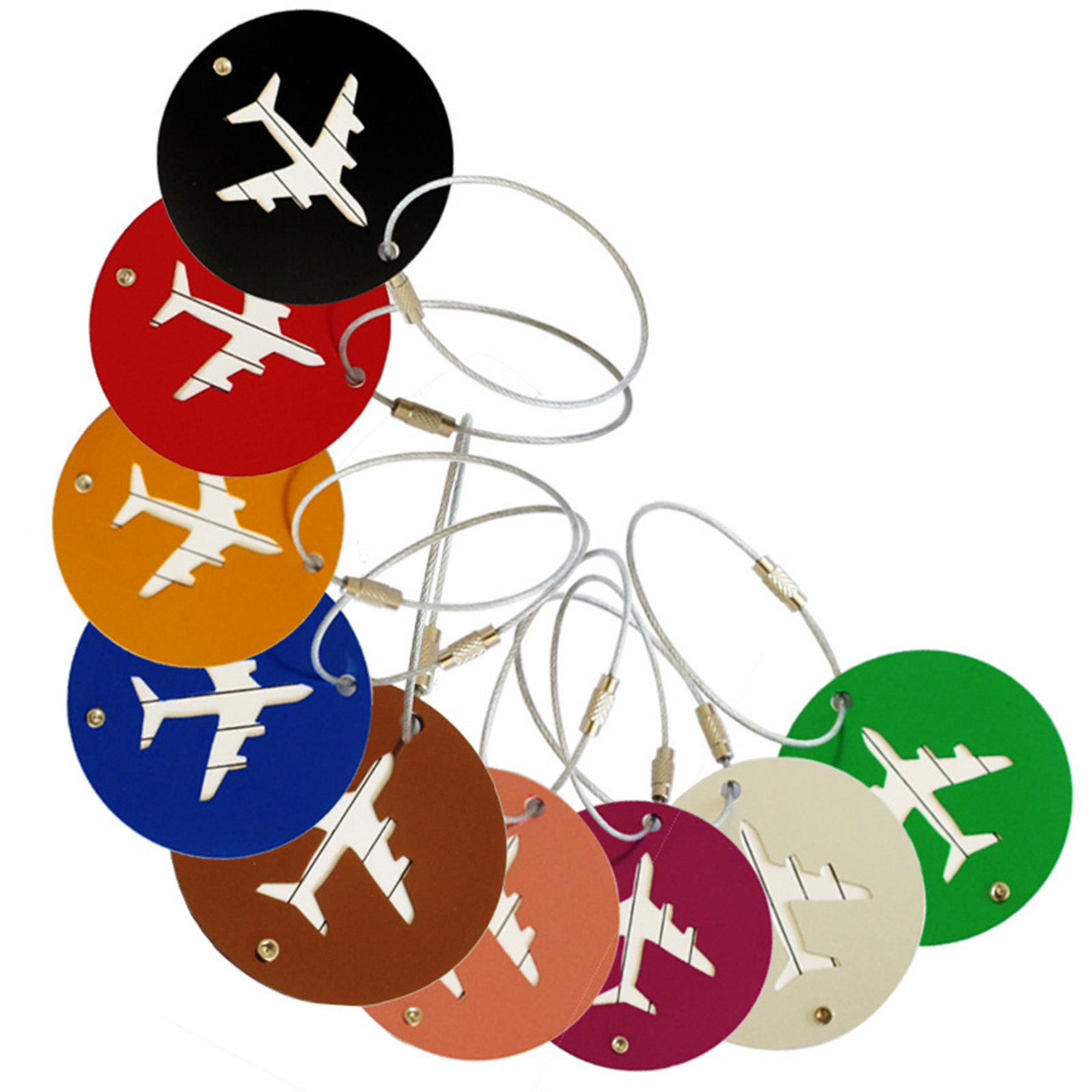 Travel Aluminum Luggage Tags 2