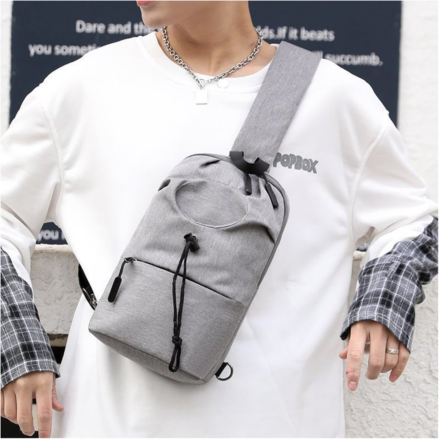 Men's Crossbody Sling Bag: Stylish Look, Versatile Use 3