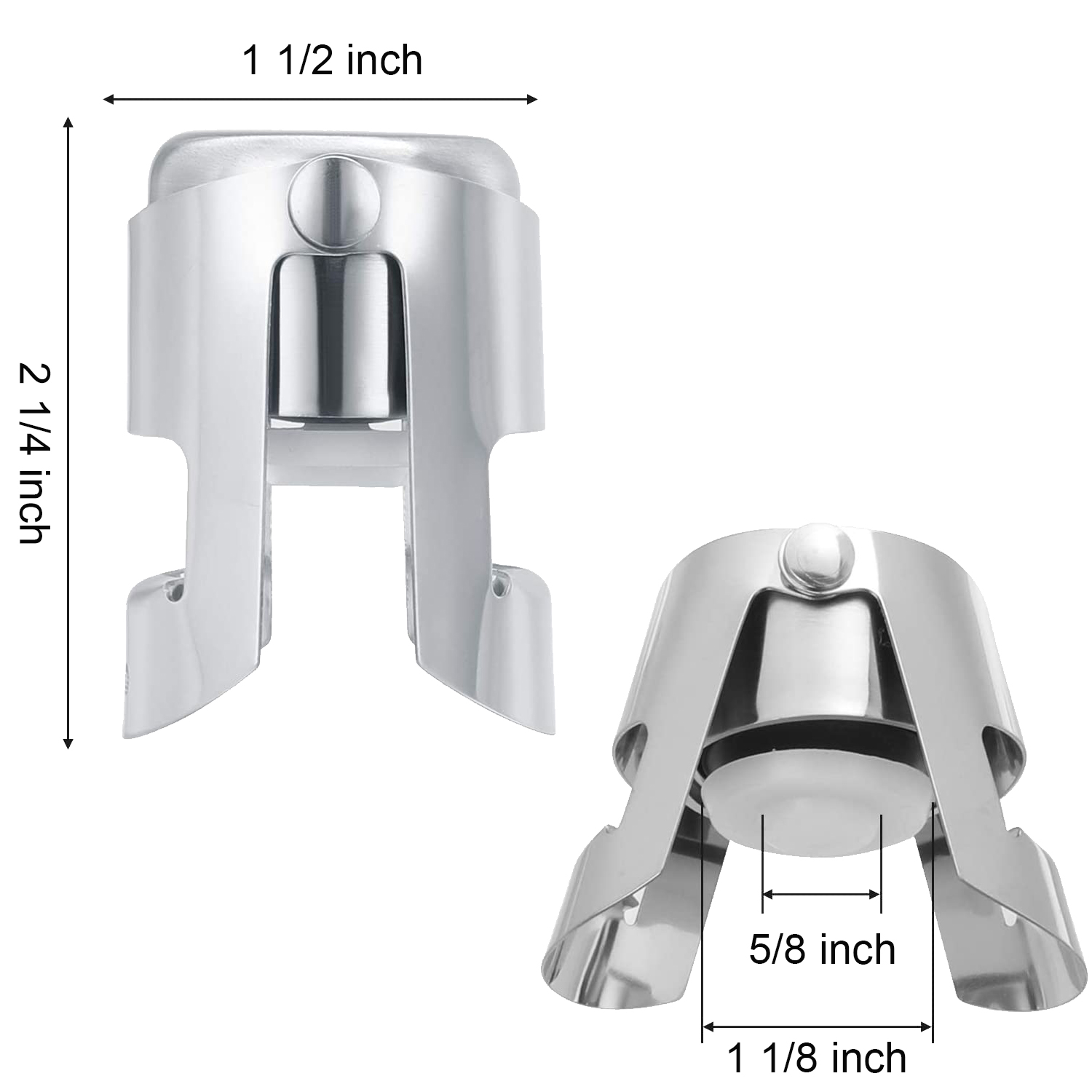 Stainless Steel Champagne Stopper 3