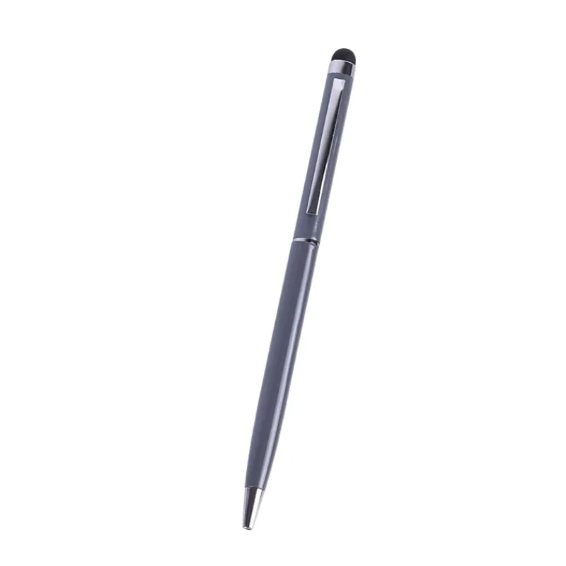Click Metal Pen 5.3x0.3 Inch Durable Ballpoint with Stylus 6