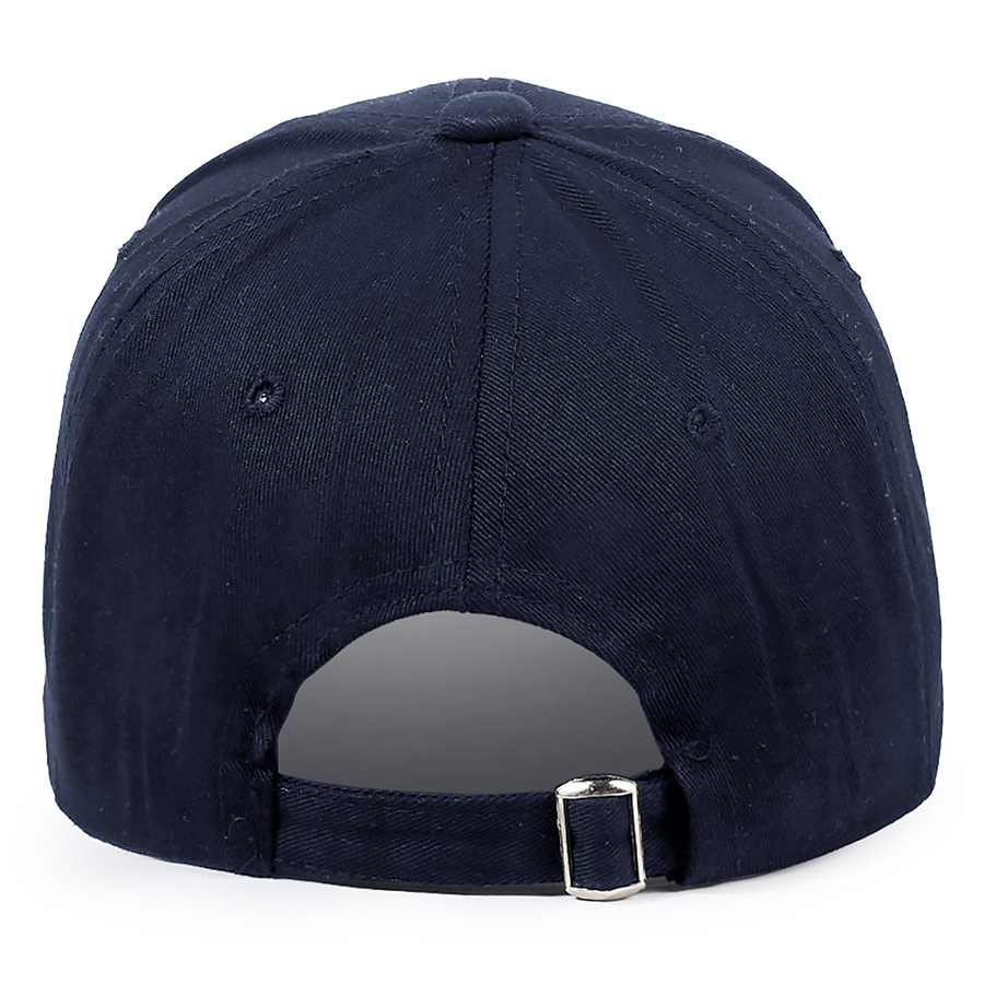 Stock Solid Color Cotton 6-Panel Baseball Cap w/ D-Ring 9
