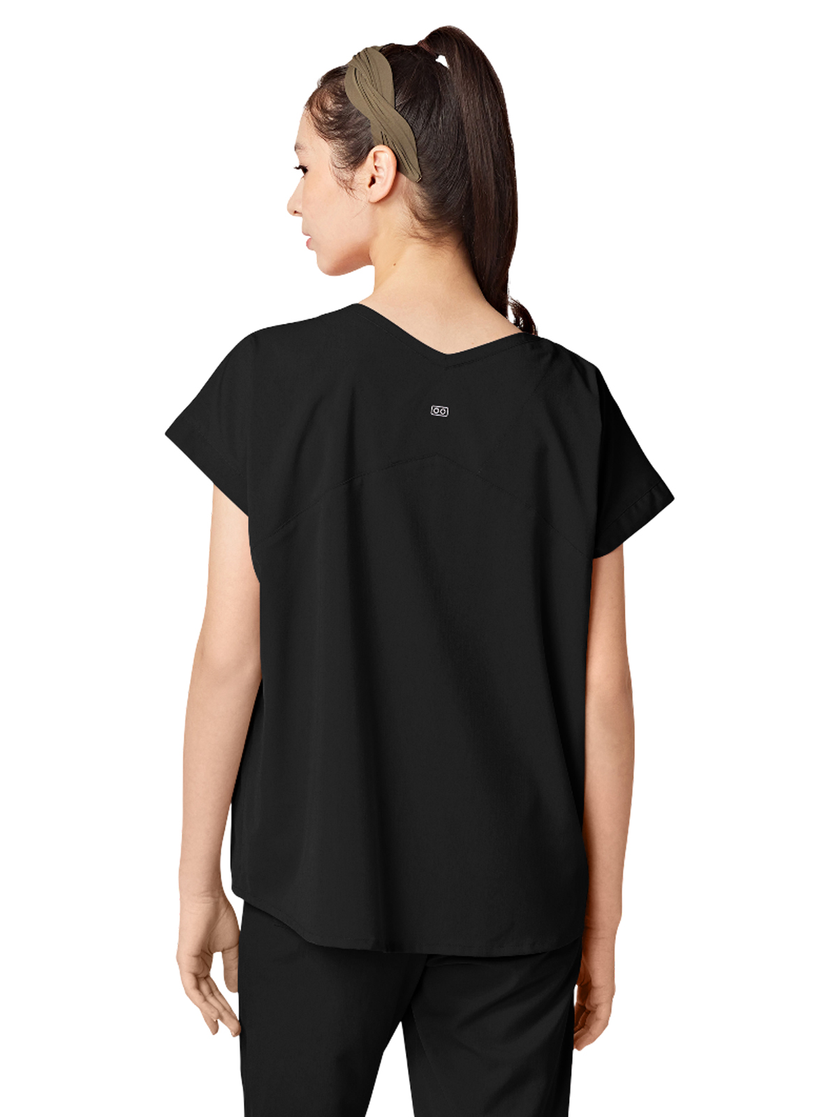 Parkley ABC - Women's Oversized Two-Pocket Dolman REMY V-Neck Top 7