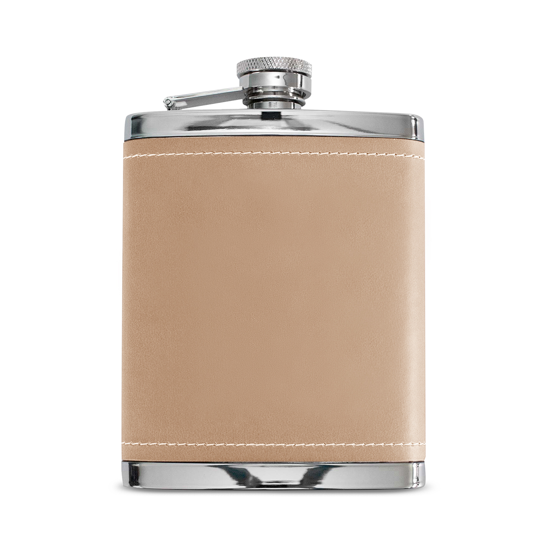 Walters Leather Premium Stainless Steel Hip Flask - 6 Oz 9