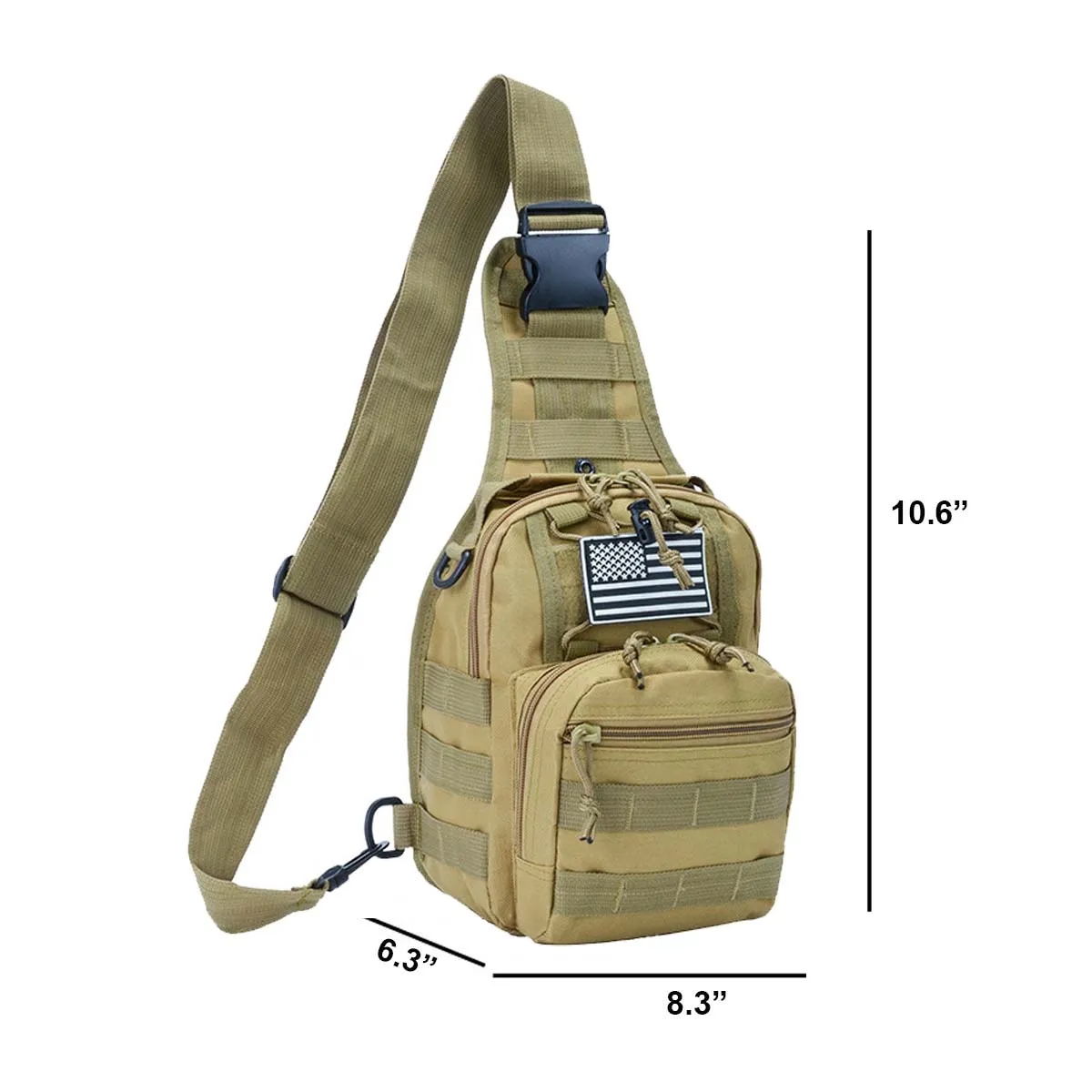 Outdoor Military Sling Daypack Backpack 4