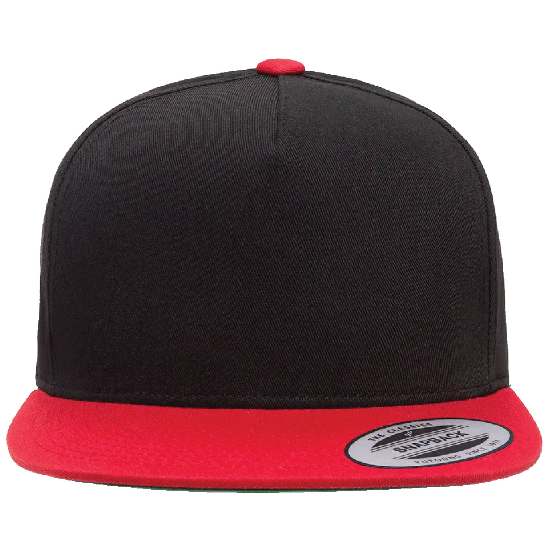 YP Classics 6007 – Five-panel Cotton Twill Snapback with Leatherette Patches or Embroidery 35