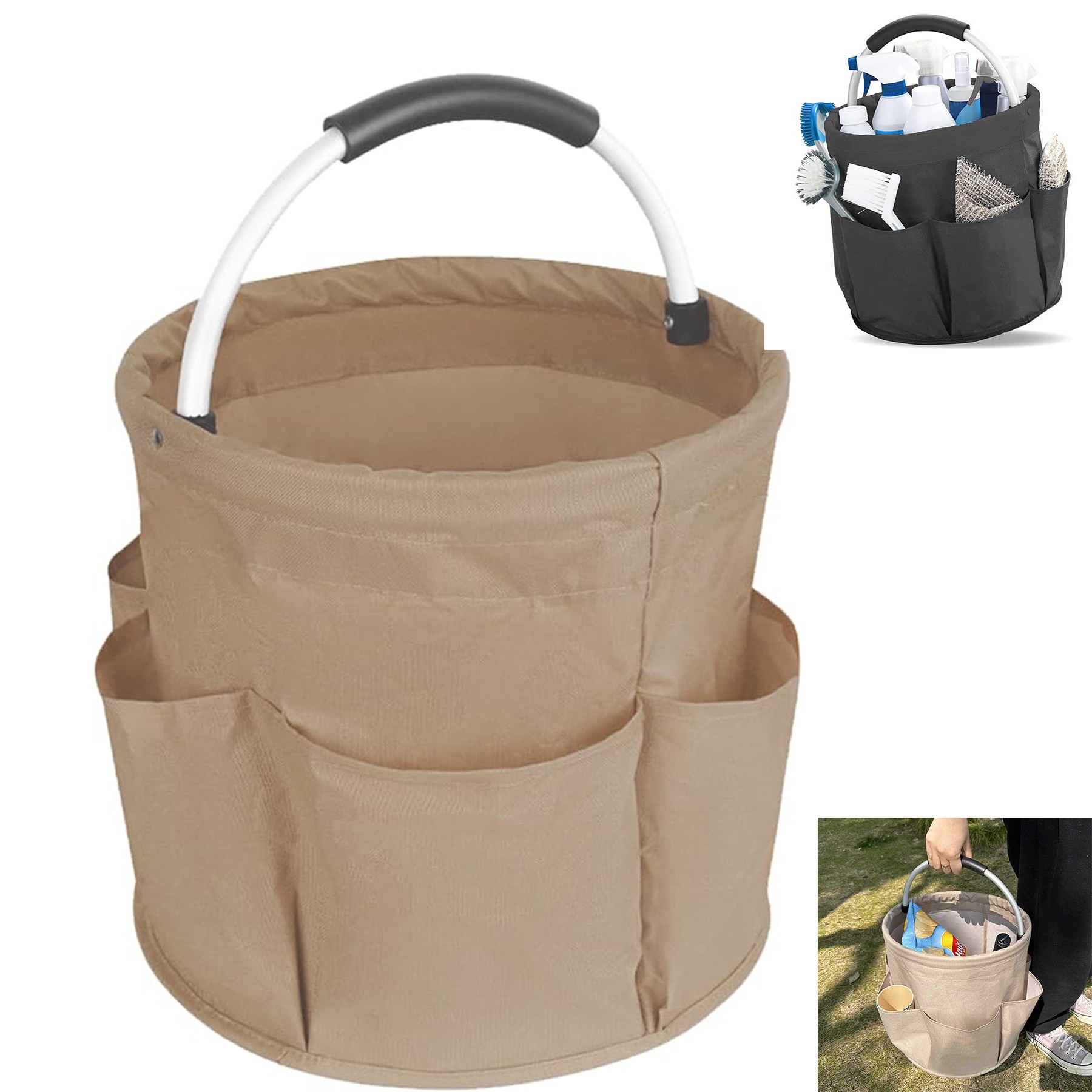 Versatile Collapsible Basket With Handles 2