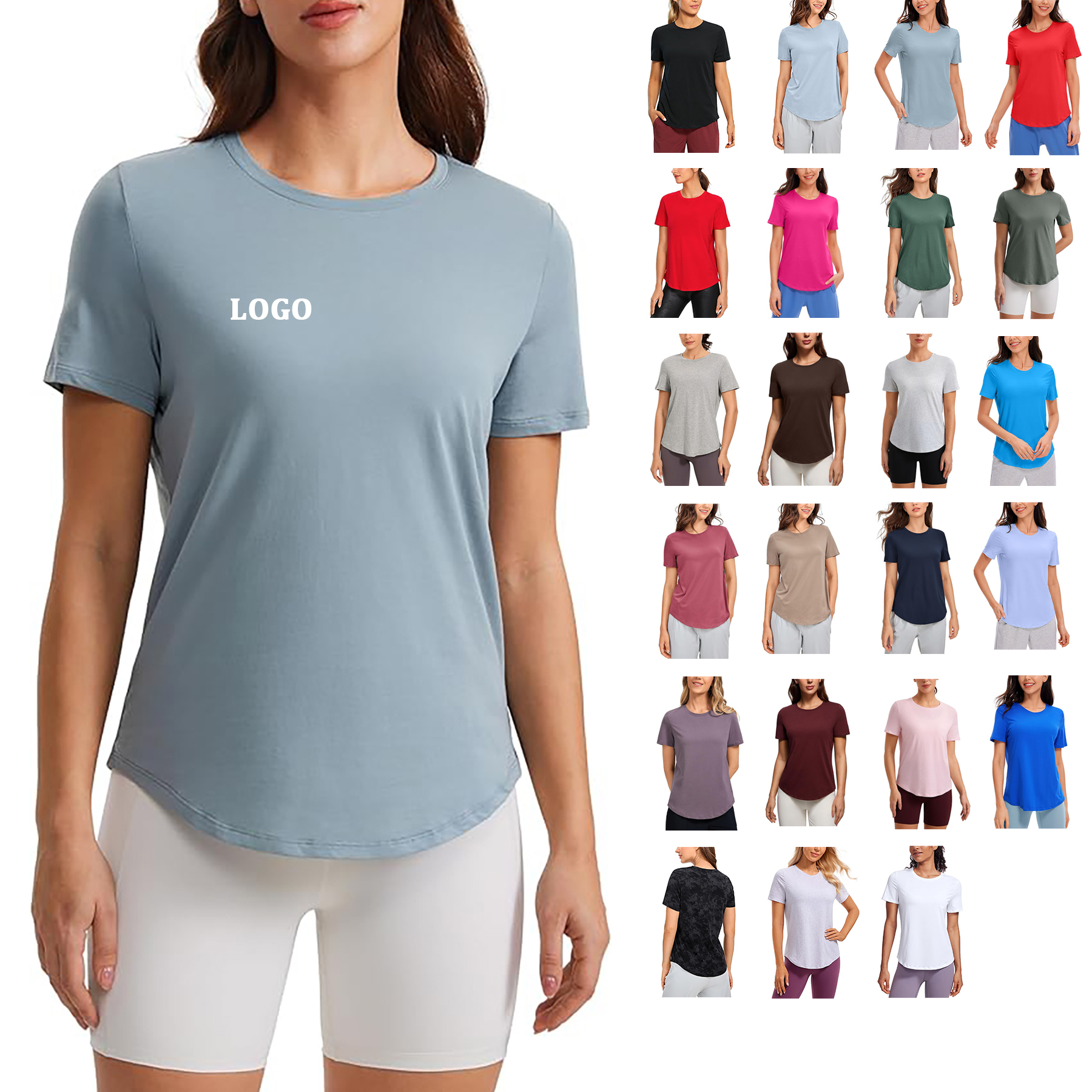 Men's Cotton Hip Hop Crew Neck Long T Shirt 9