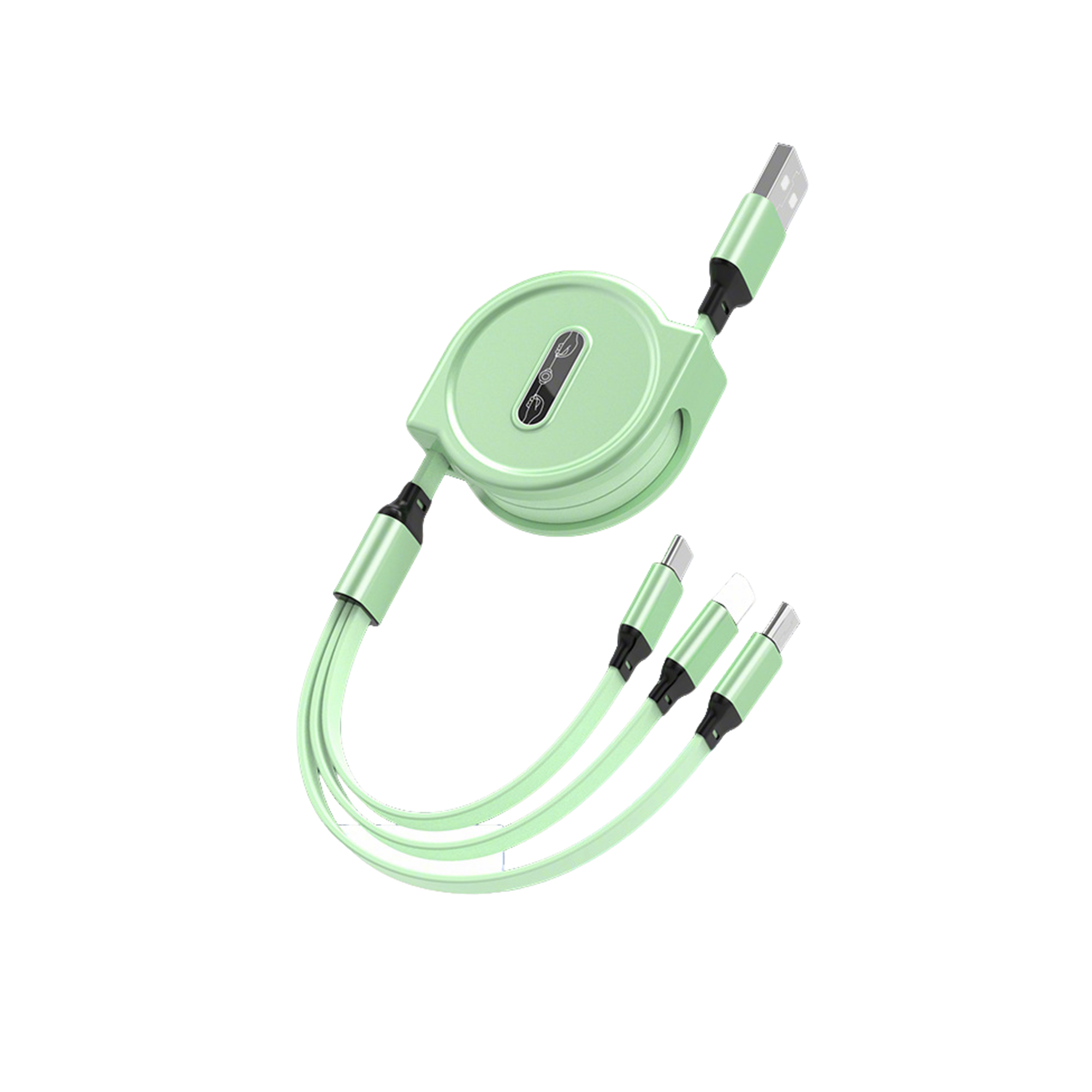 Retractable Multi Connector Charging Cable 6
