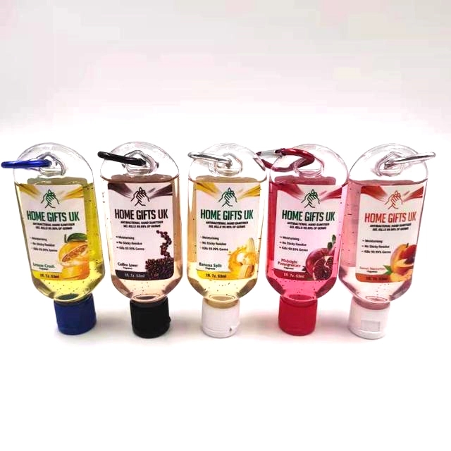 Customized Hand Sanitizer Bottle w/ Carabiner - 2 oz 2