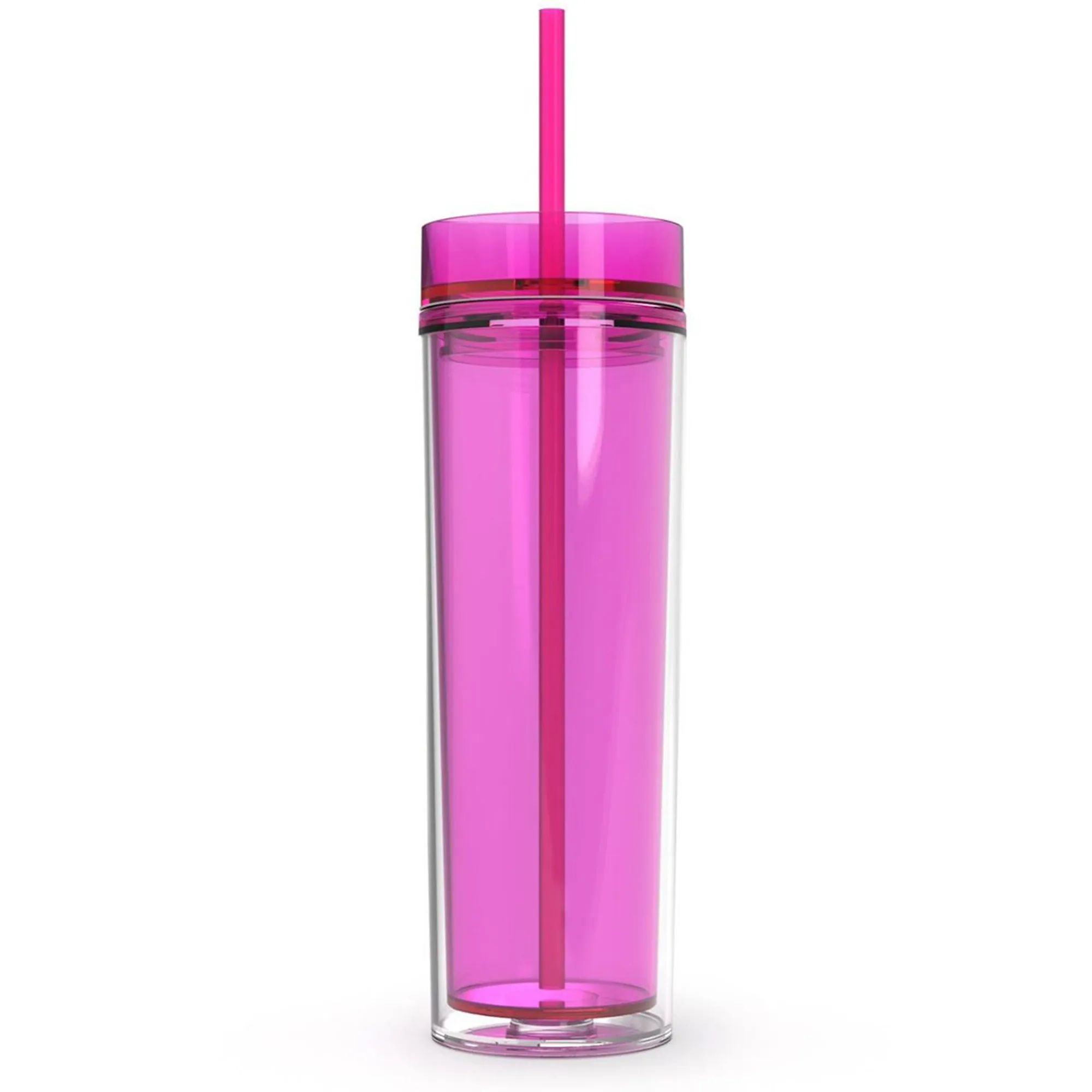 16oz Double Wall Acrylic Insulated Skinny Tumbler 5