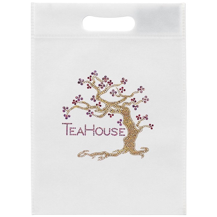 10W x 14H - Non-Woven Die Cut Bag - Sparkle 2