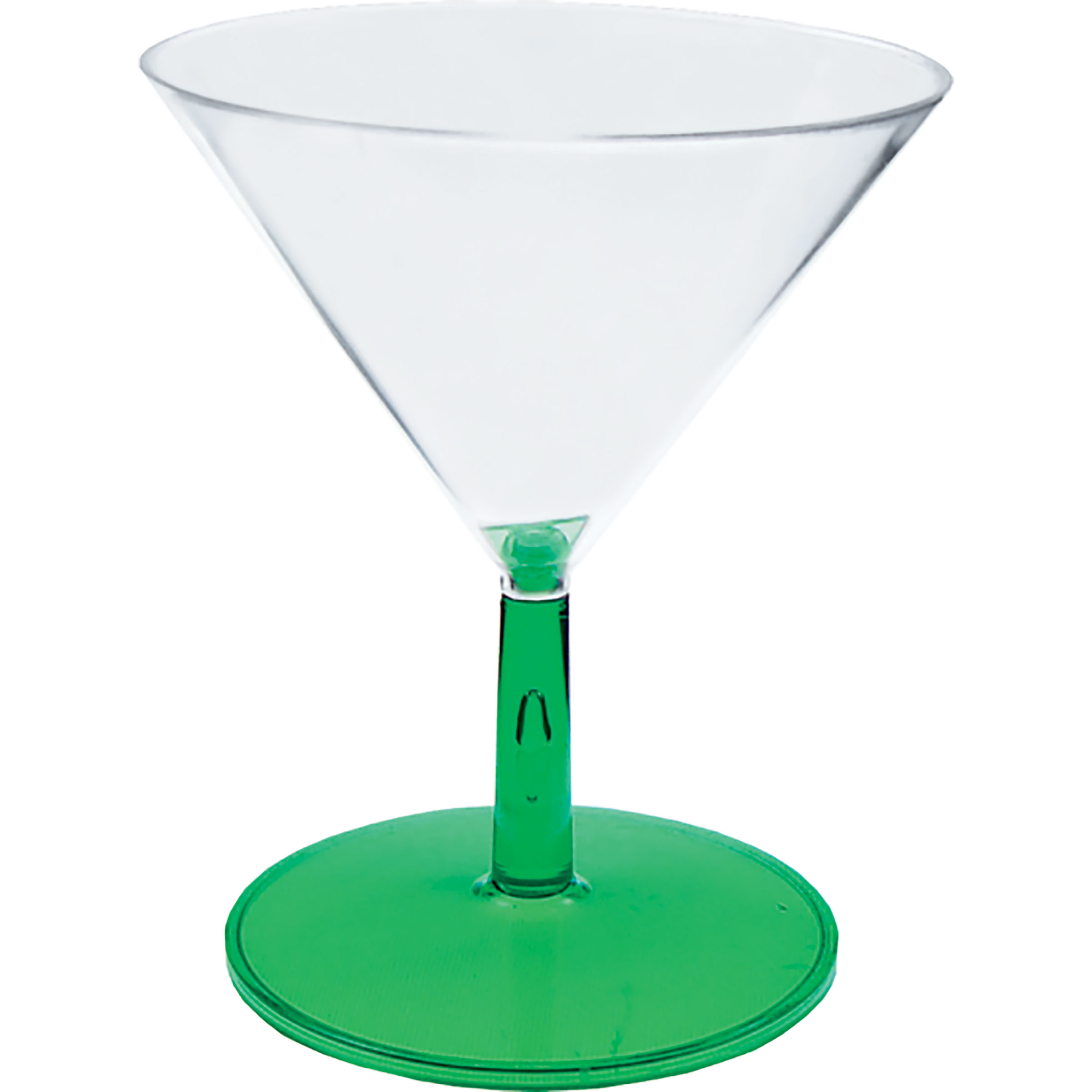 2oz Plastic Martini Sampler with Choice of Stem Color 4
