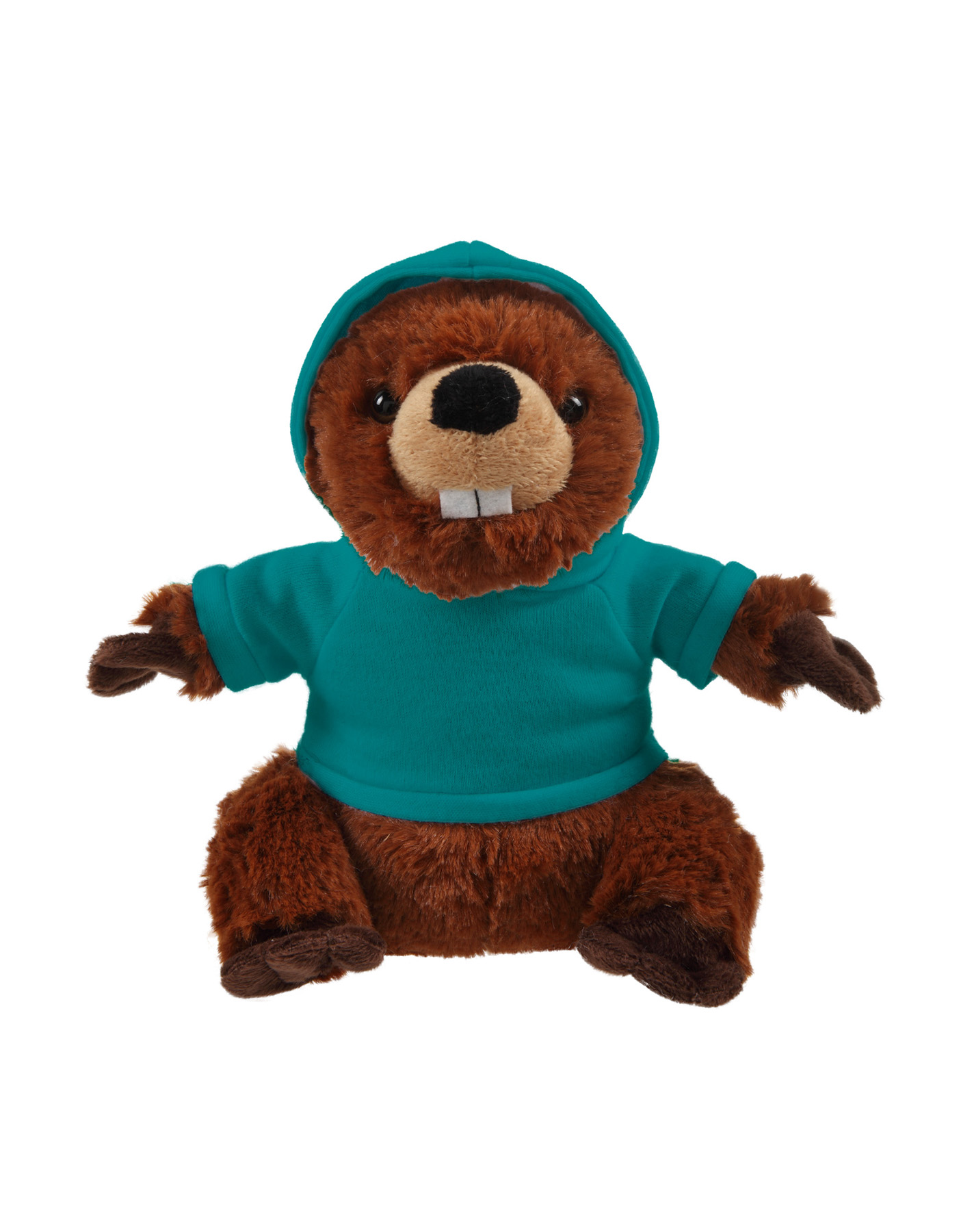 Soft Plush Standing Beaver with Hoodie 12