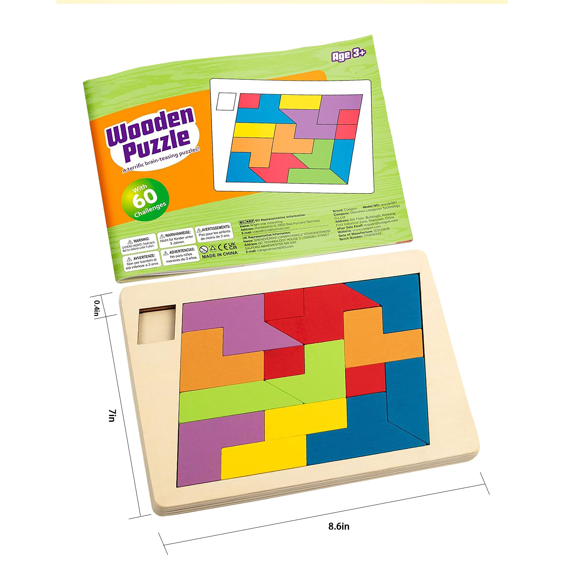Geometric Montessori Puzzle 2