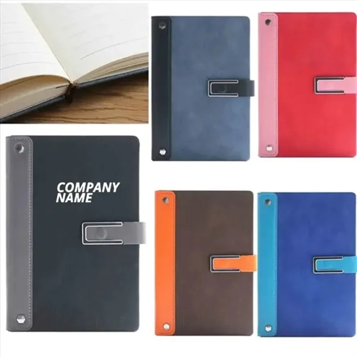 A5 Daily Planner Notebook with Magnetic Buckle
2