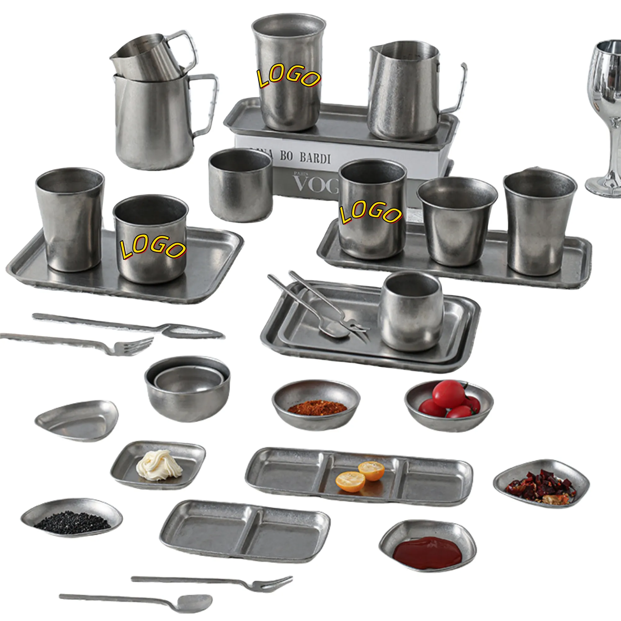 304 Stainless Steel Distressed Water Cup 2