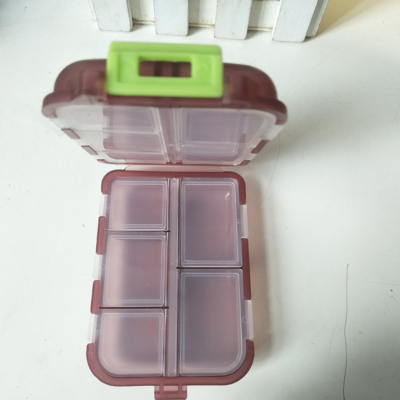 10 Grids Pill Cases Portable Travel Pill Organizer Box 30
