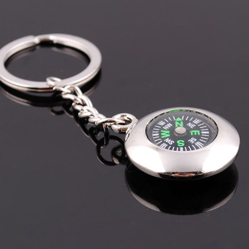 2 in 1 Metal Key Chain and Compass 3