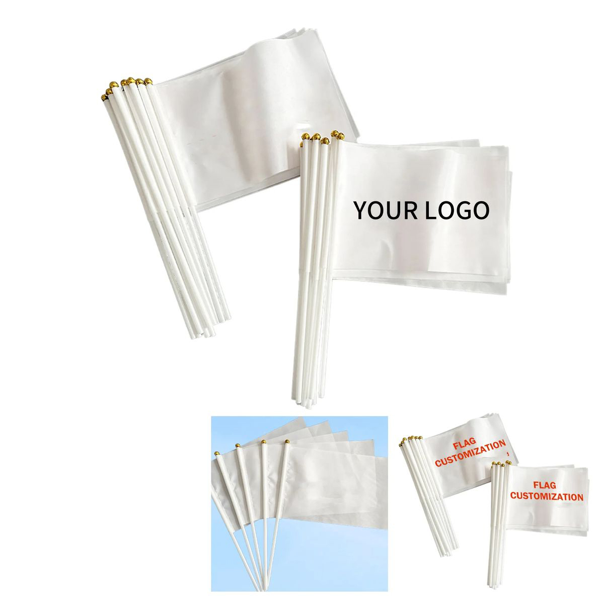 Polyester Outdoor Festival Hand Flag 3