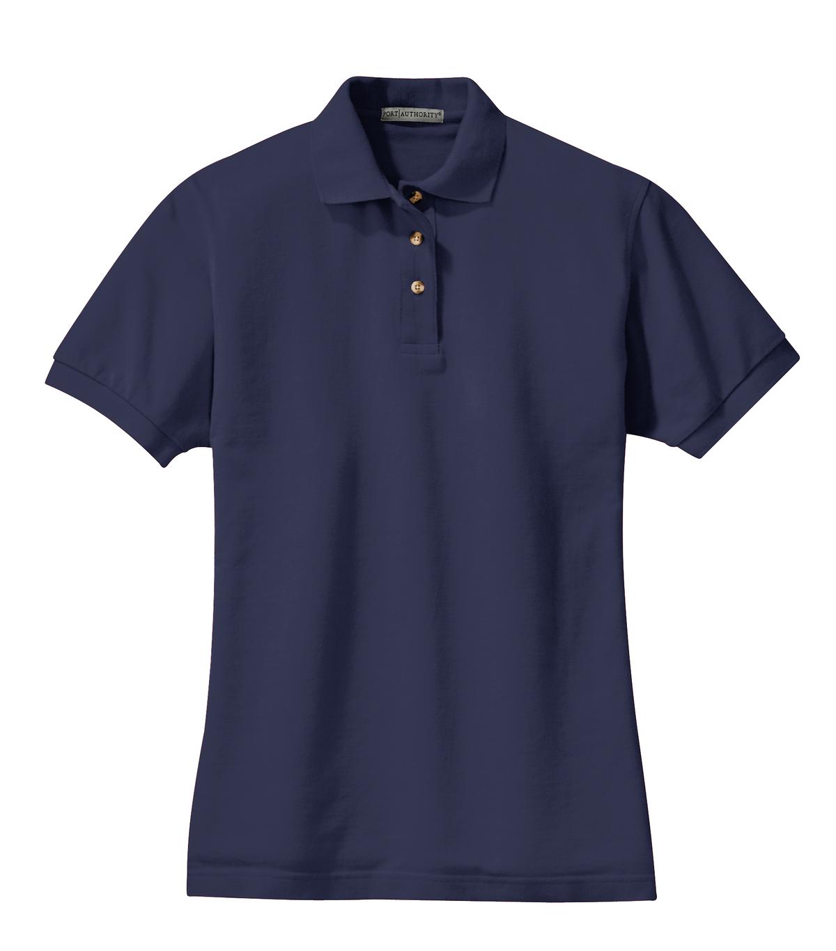 Port Authority Women's Heavyweight Cotton Pique Polo. L420 17