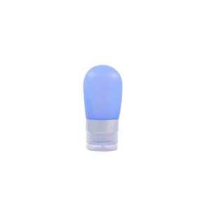 38ml Silicone Round Travel Bottle With Flip Up Lid 3