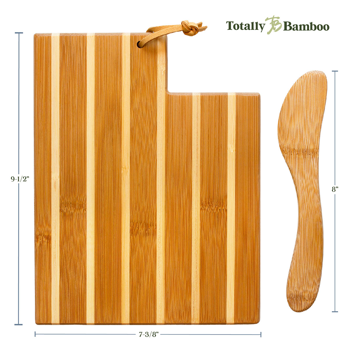 Utah Charcuterie Board with Spreader Knife Gift Set 3
