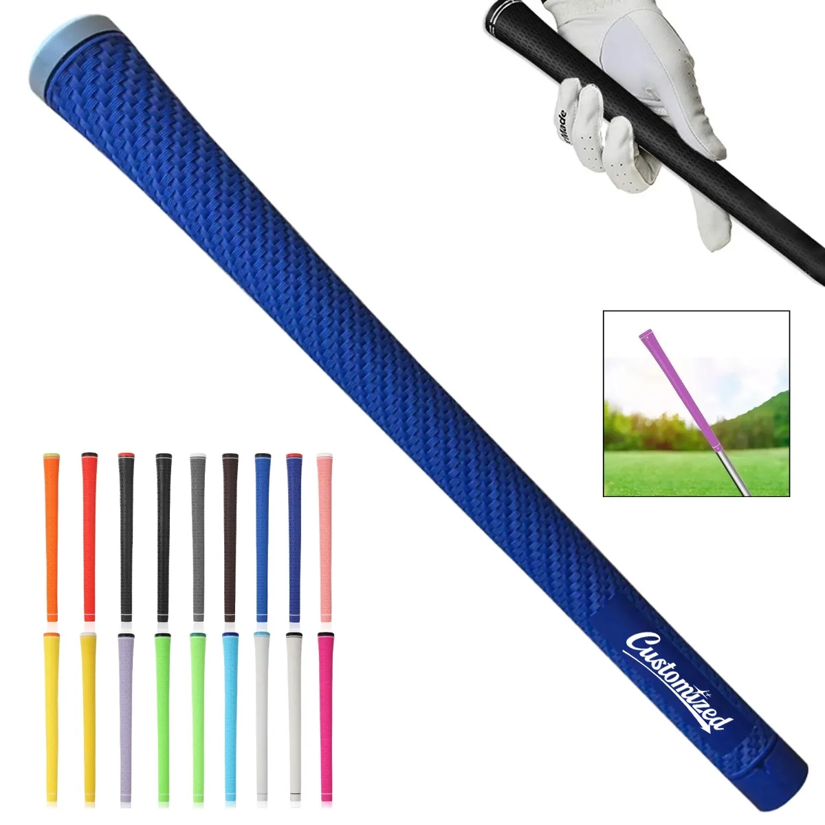 Carbon Texture Women's Golf Club Grips Lightweight 5
