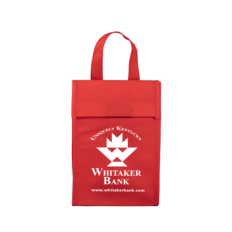 6-1/2"W x 9"H x 3 ½"Gusset - "BAG-IT" Value Priced Lightweight Lunch Tote Bag 20
