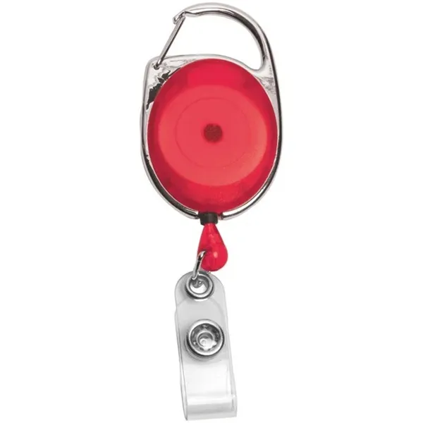 Carabiner Style Retractable Badge Reel, promotional clip with logo imprint 11