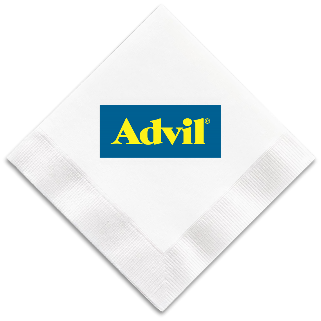 1-Ply White Beverage Napkin - High Line