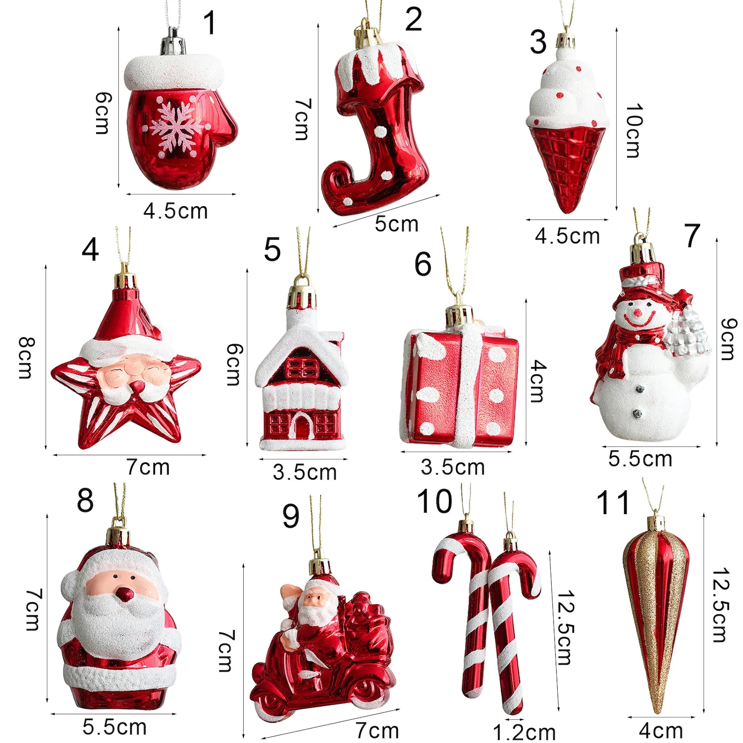 Christmas Plush Ornaments 6