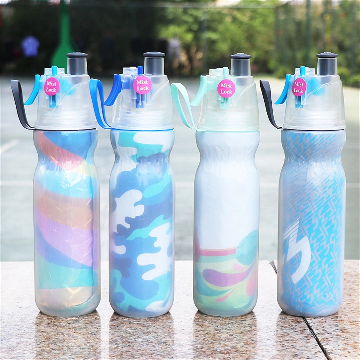 Misting Water Bottle 2-In-1 Mist And Sip Function 4