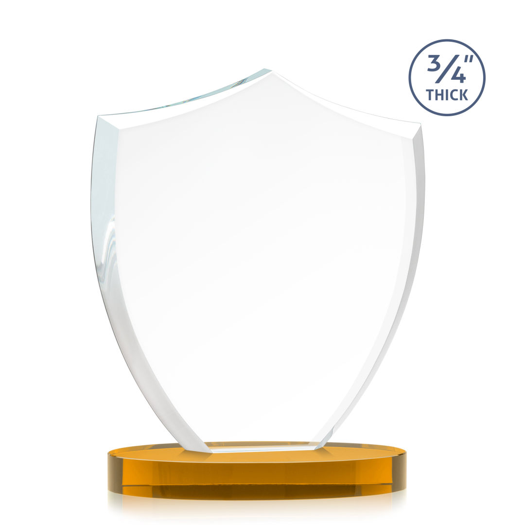 Scudo Shield on Alberton Base - Amber 1