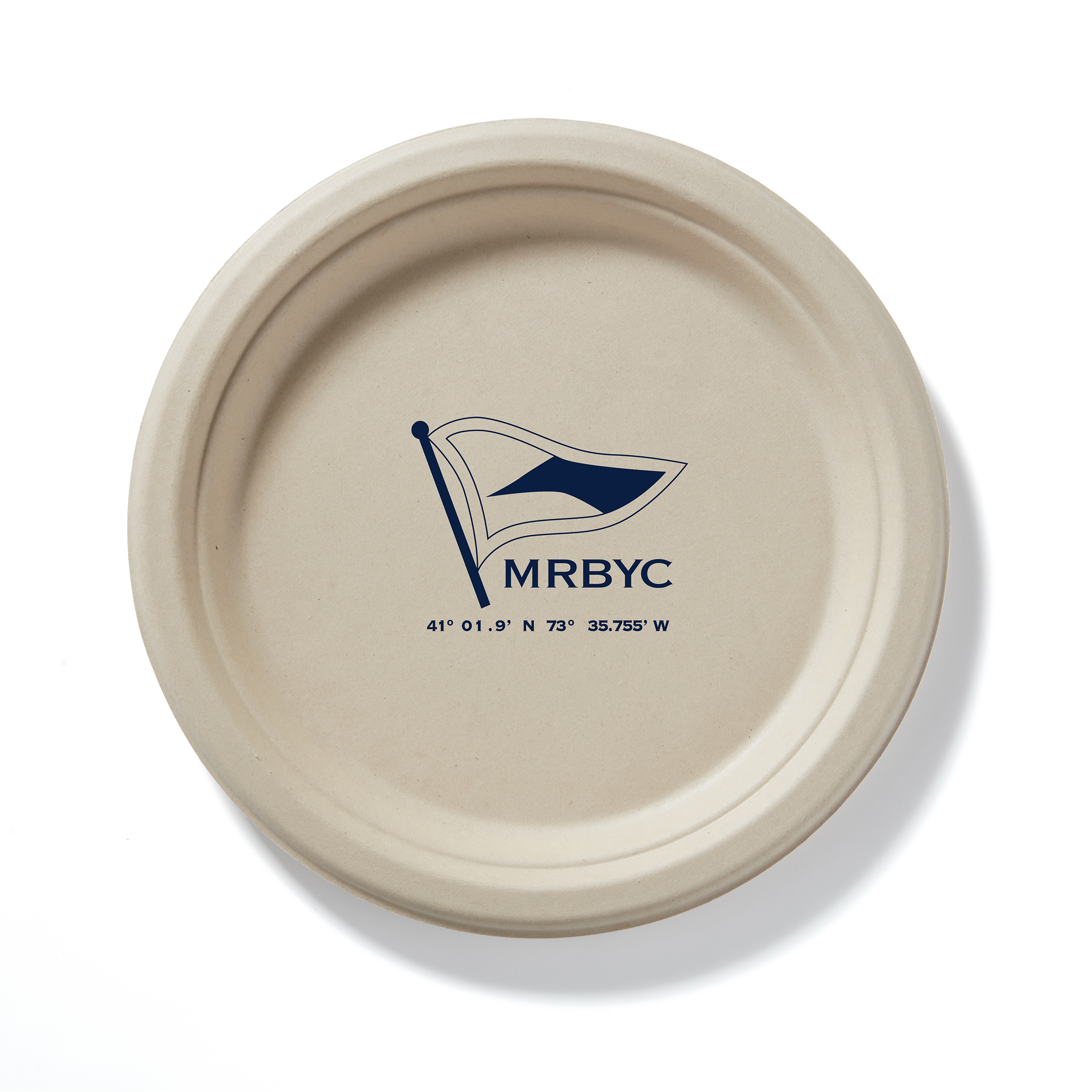8 3/4"d Compostable Kraft Paper Plates 1