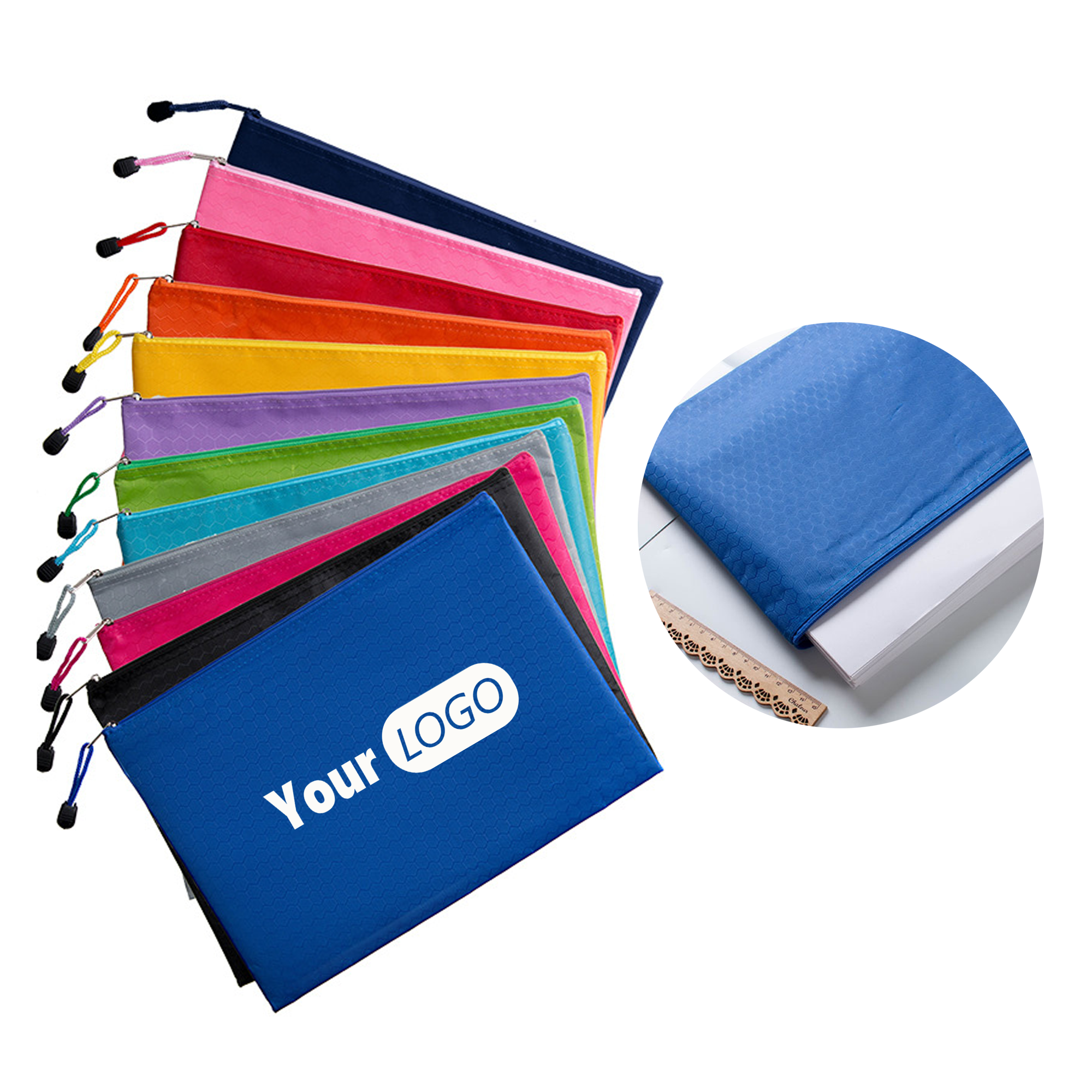 Waterproof Zipper File Bags-A4 1
