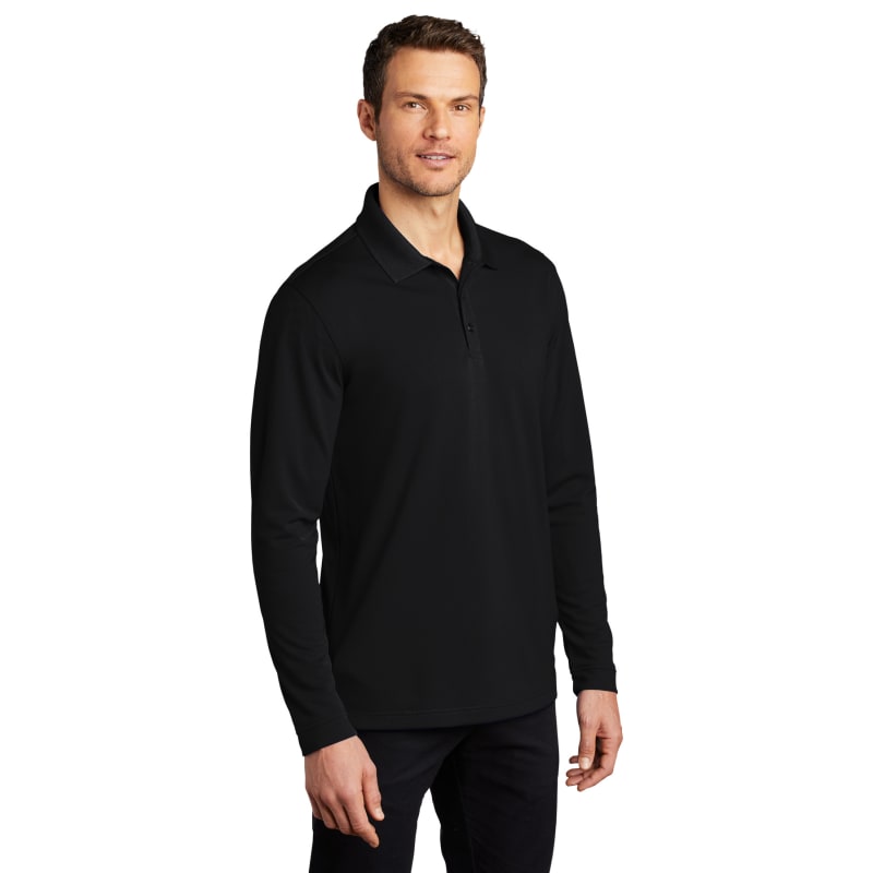 Port Authority Dry Zone UV Micro-Mesh Long Sleeve Polo 17