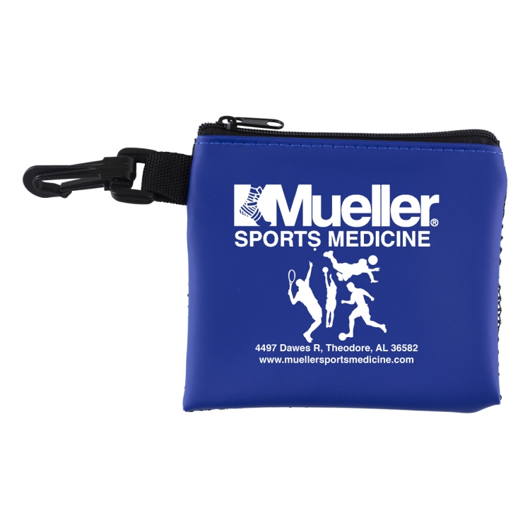 "TEAM MOM" 21 Piece All Purpose First Aid Kit in Zipper Mesh pack Components 8