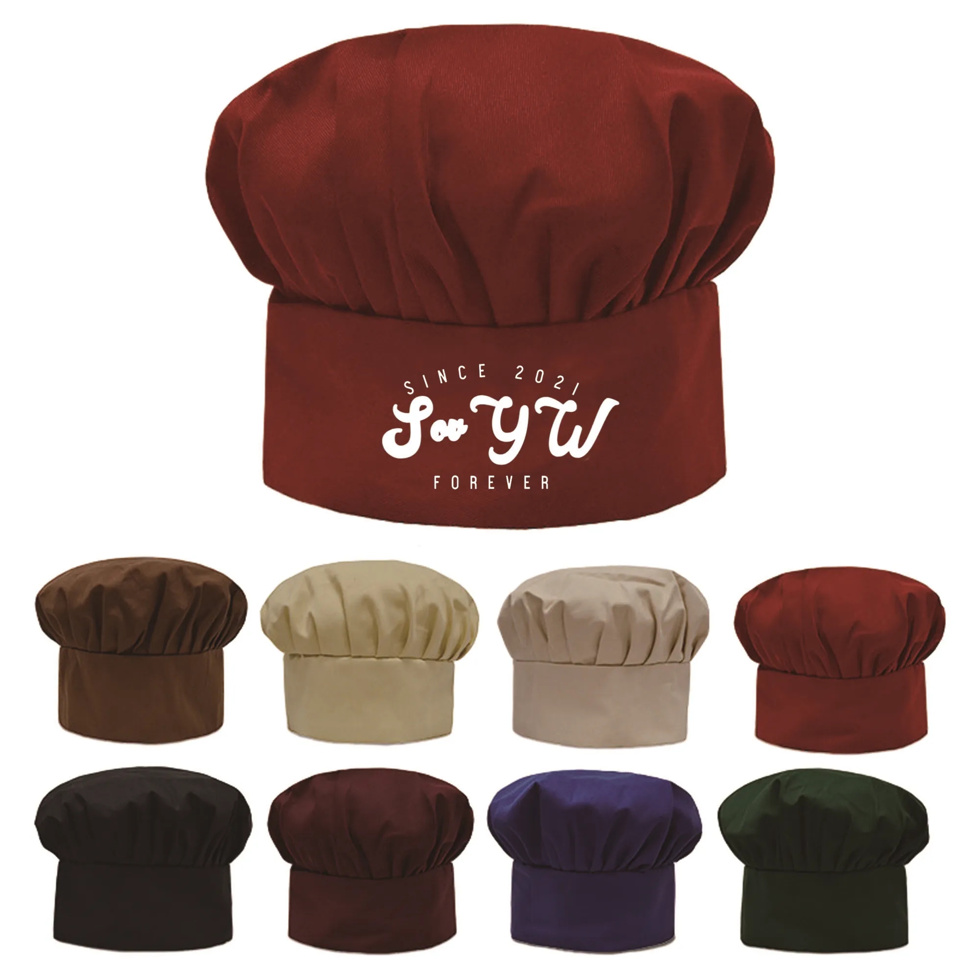 MOQ 100 Customized Premium Chef's Hat