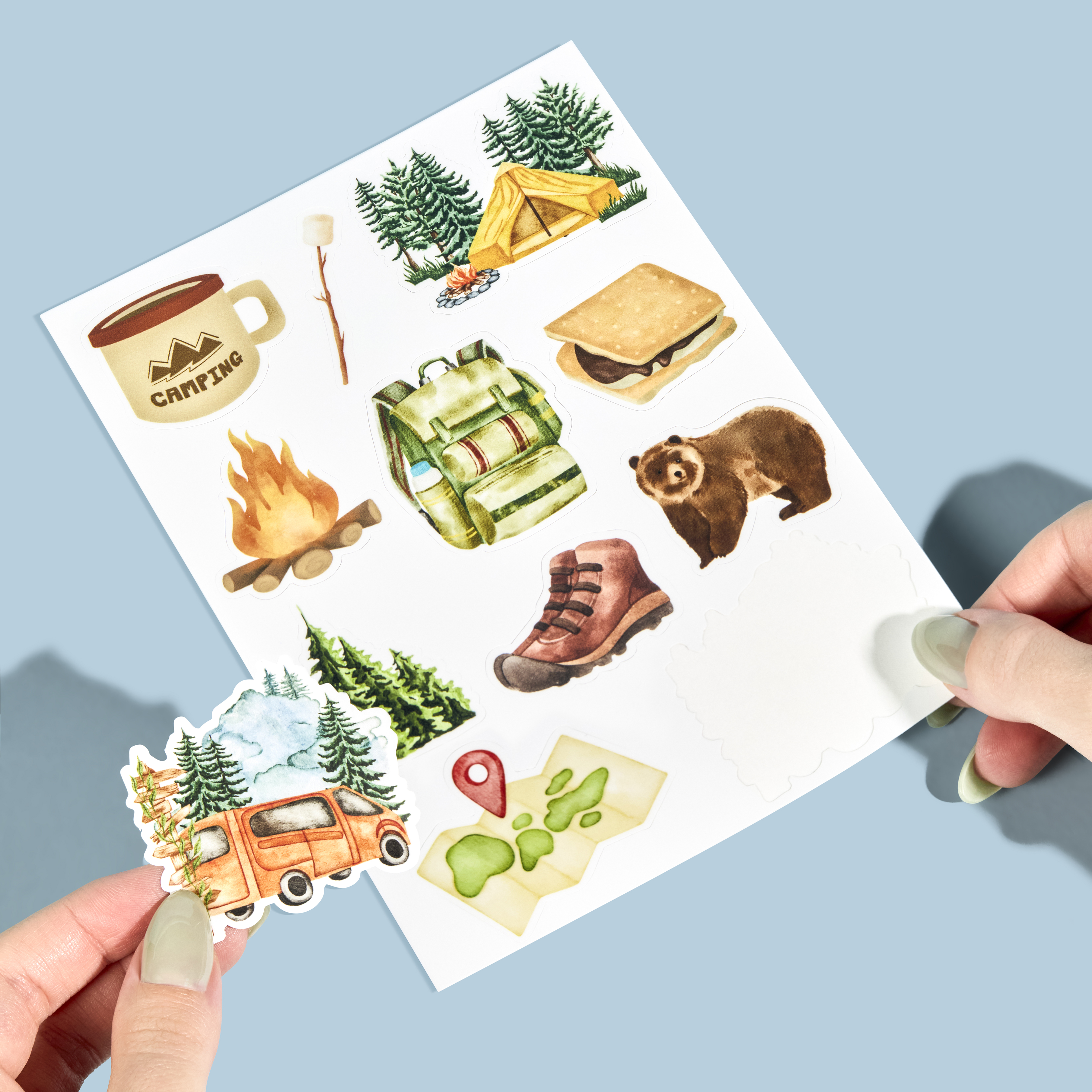 5"x7" Custom Sticker Sheets (High Quantity) 2