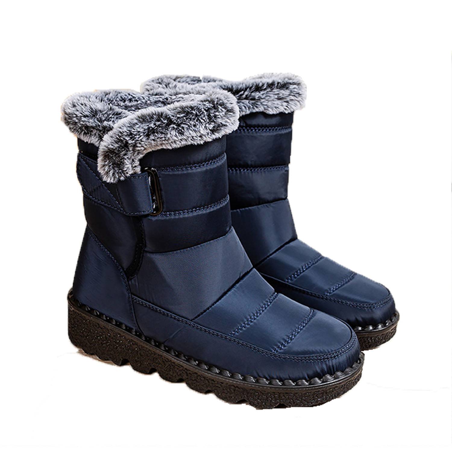 Women's thick-soled winter warm snow boots 4