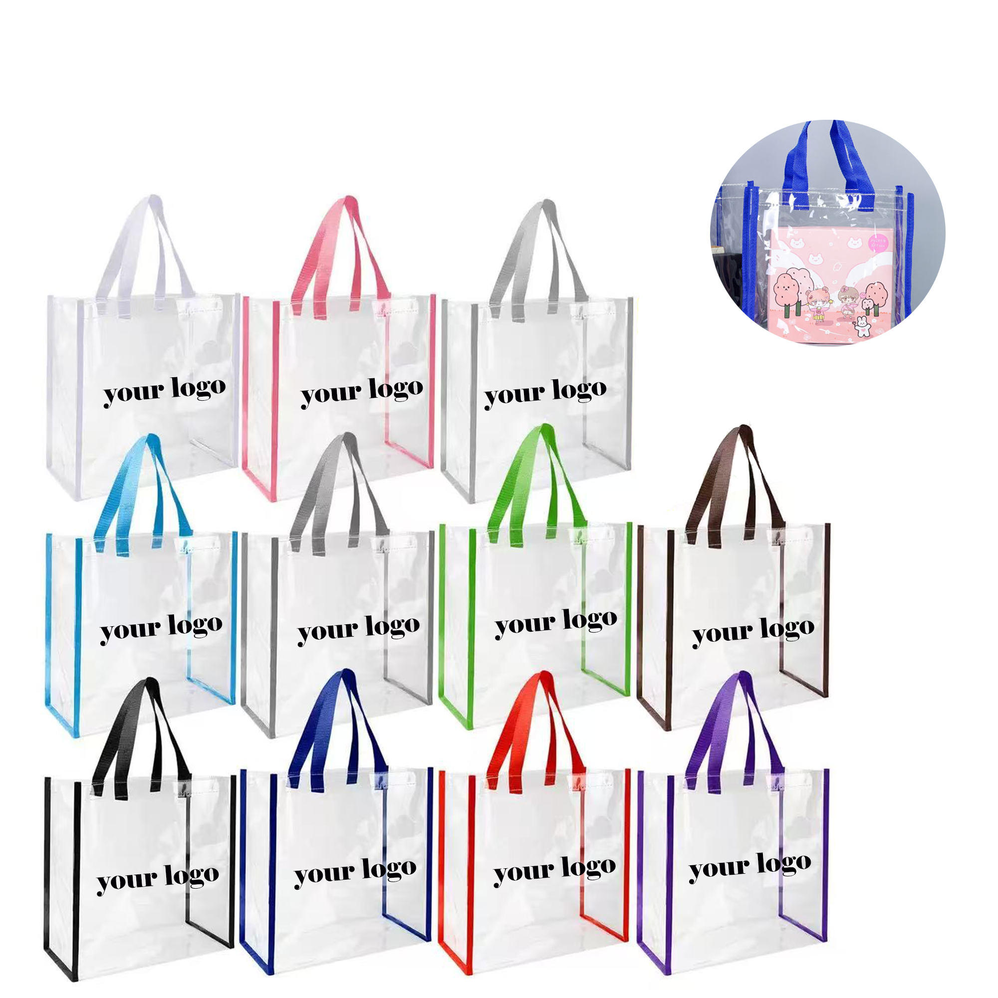 Transparent Open Tote 2