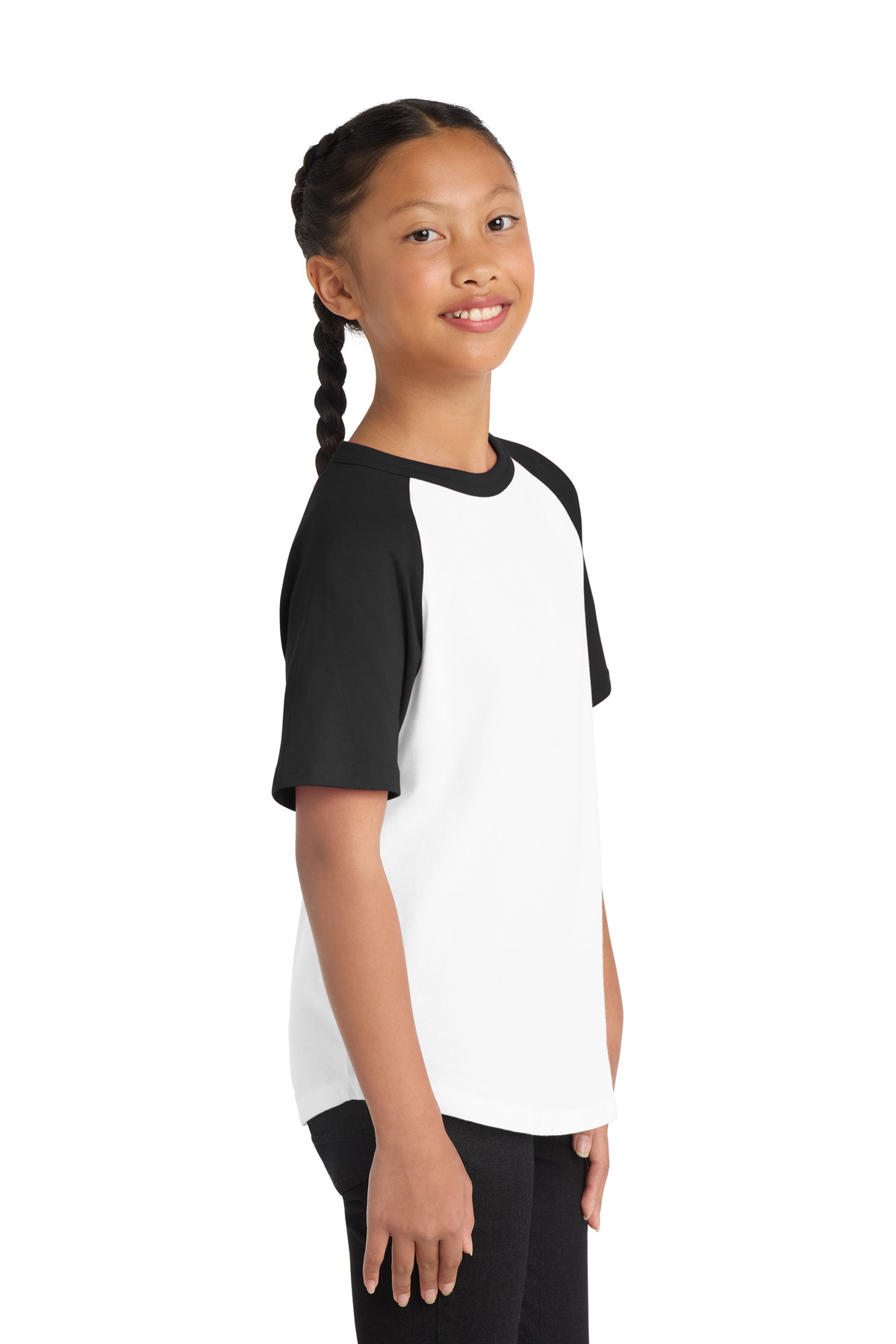 Sport-Tek Youth Short Sleeve Colorblock Raglan Jersey. YT201 27