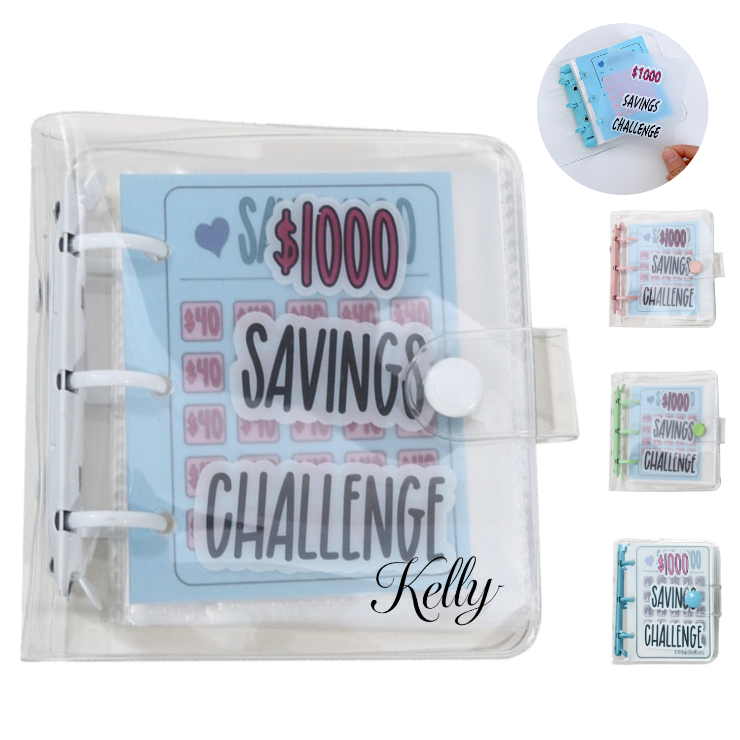 PVC Savings Binder Money Organizer 2