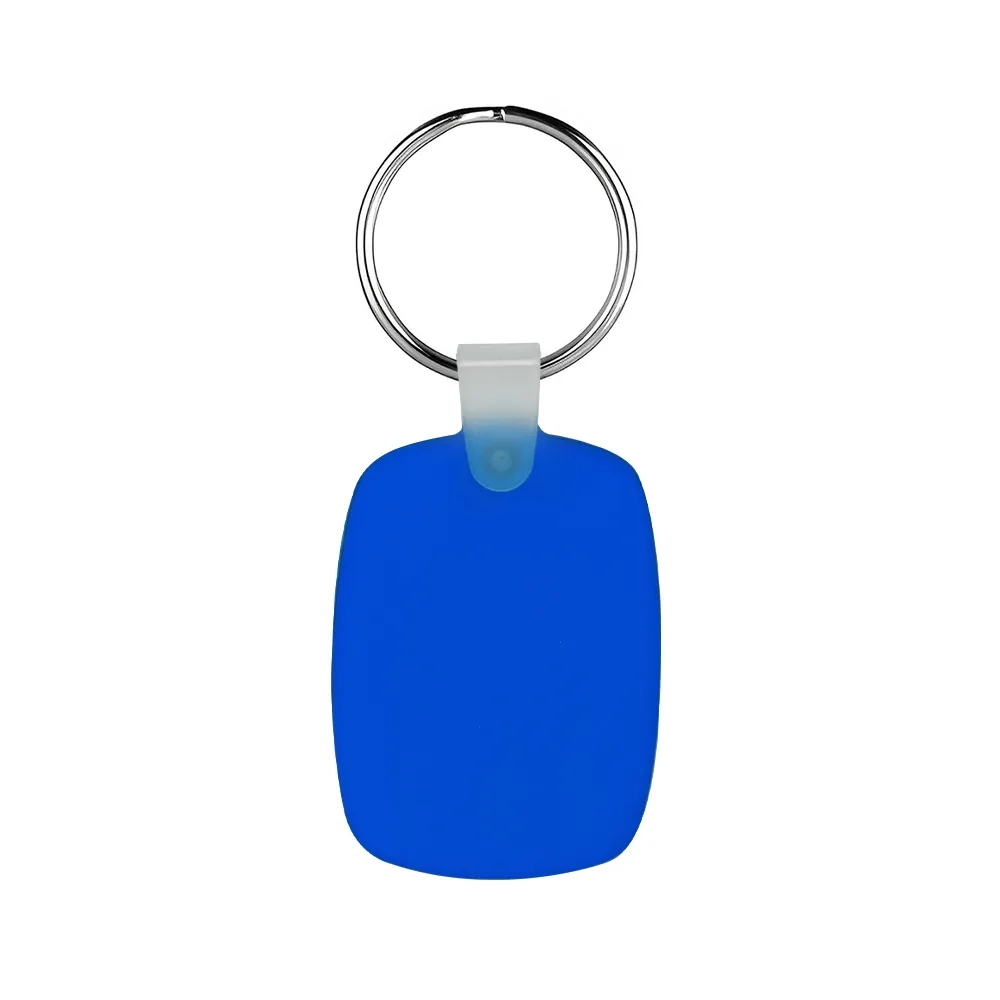 Oval Shaped Silicone Keychain 4