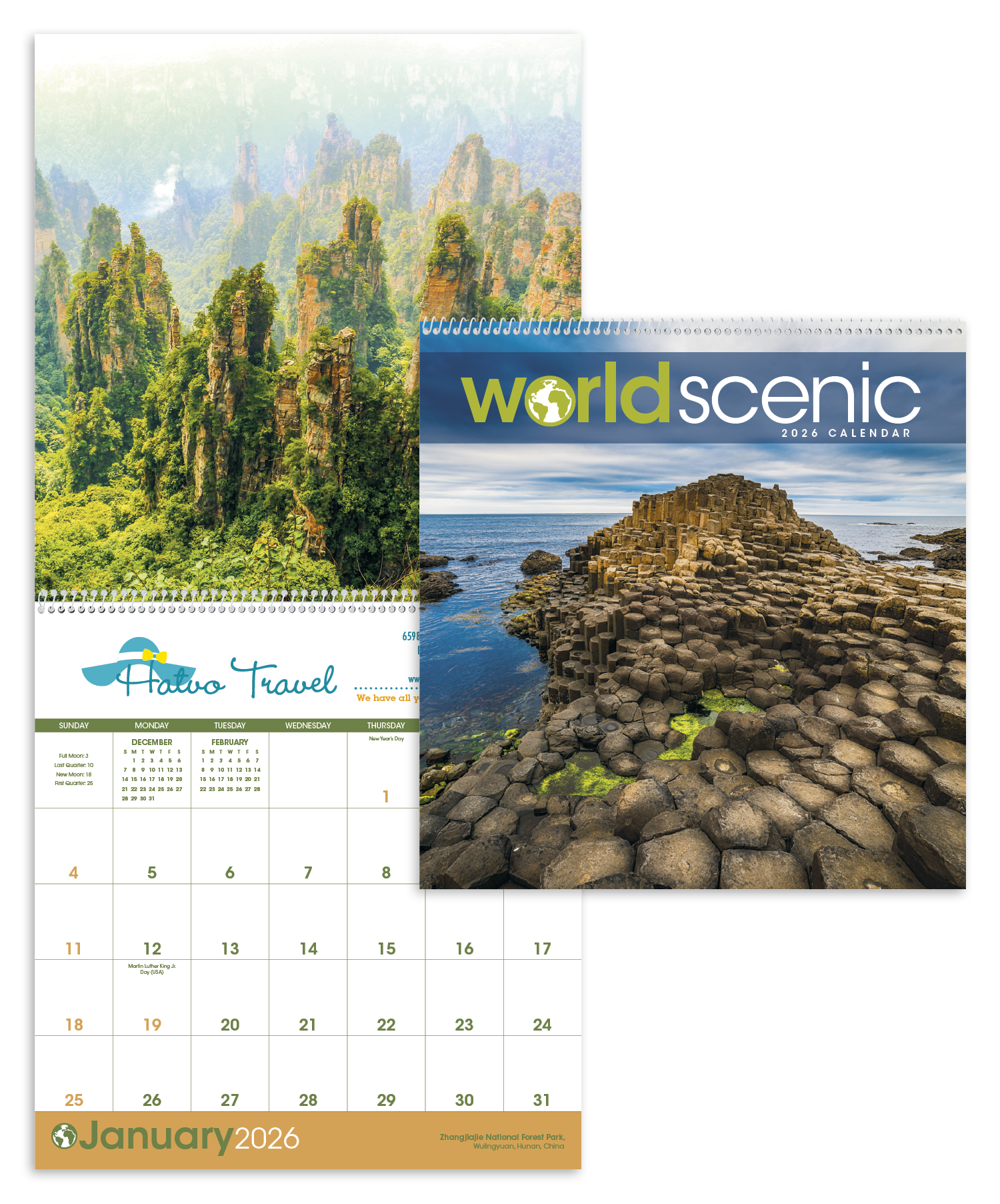 Triumph® Calendars World Scenic Calendar 7