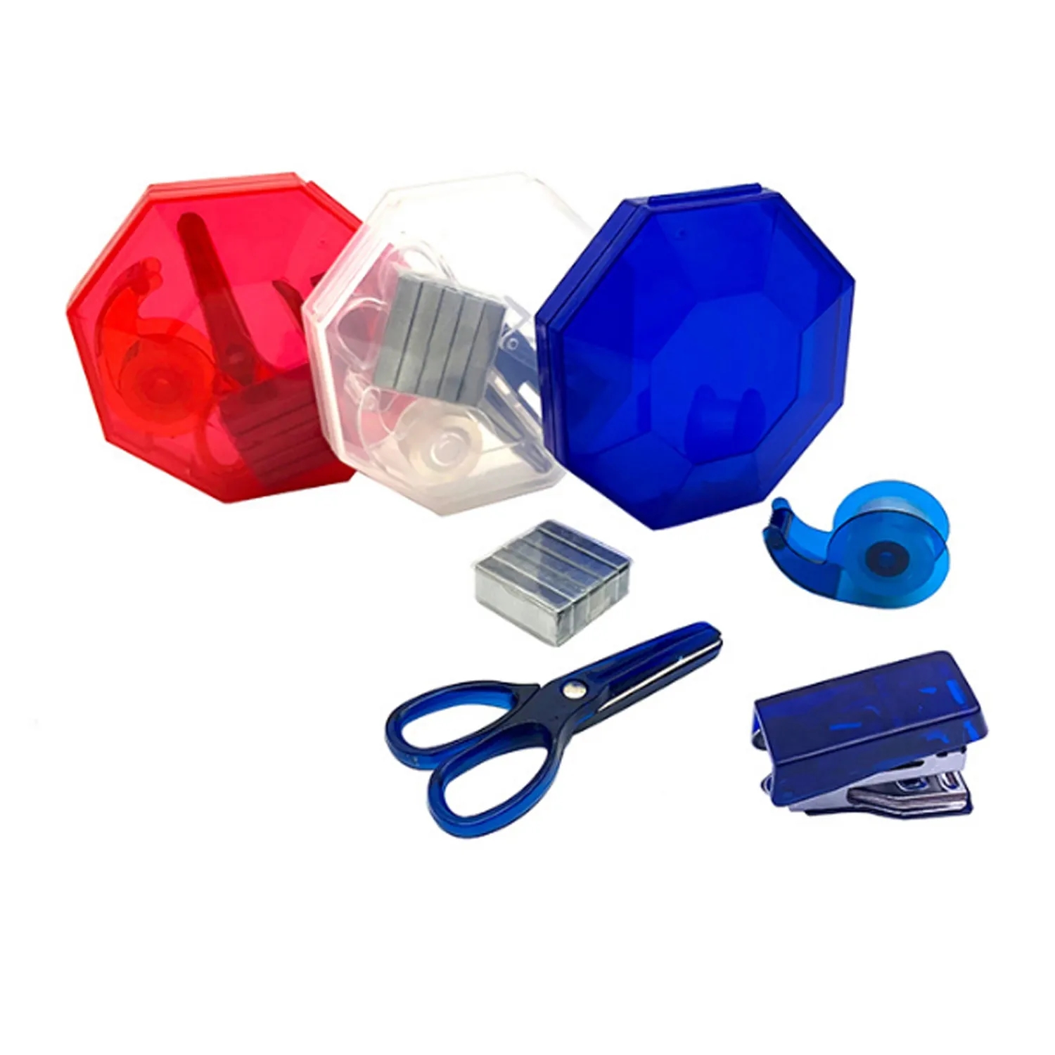 Transparent Desk Organizer Set 4