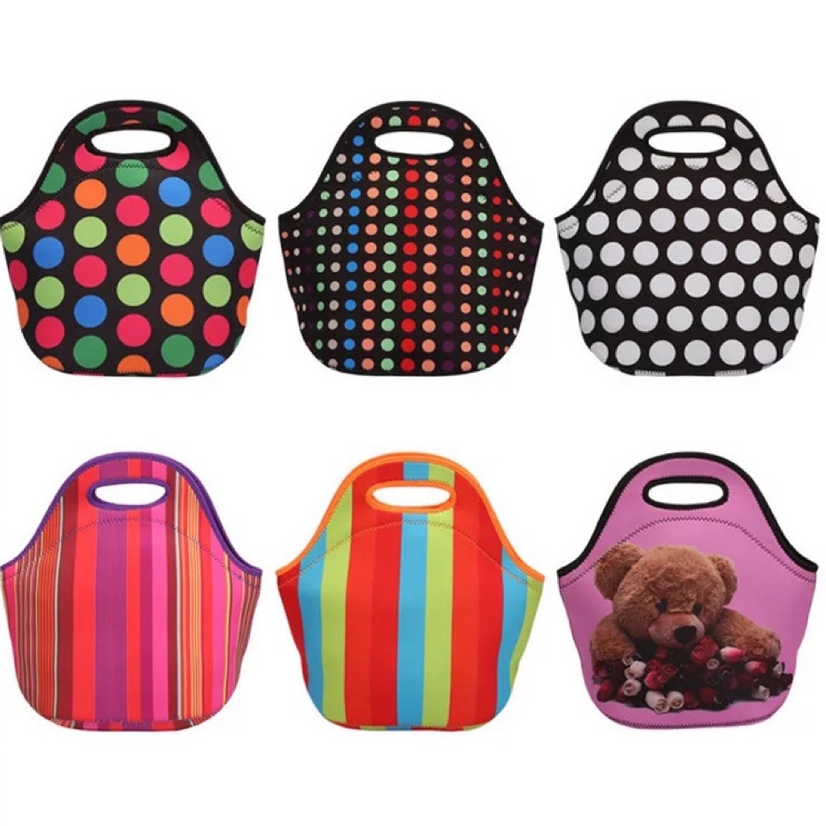 Zippered Neoprene Lunch Tote 3