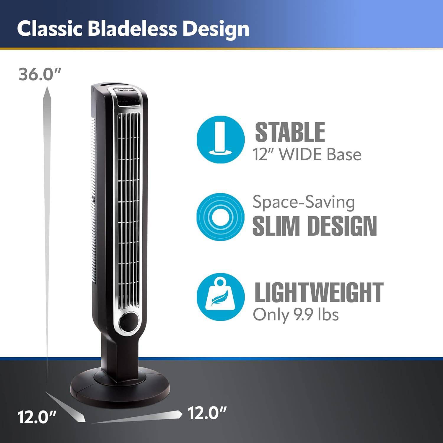 Oscillating Tower Fan 3