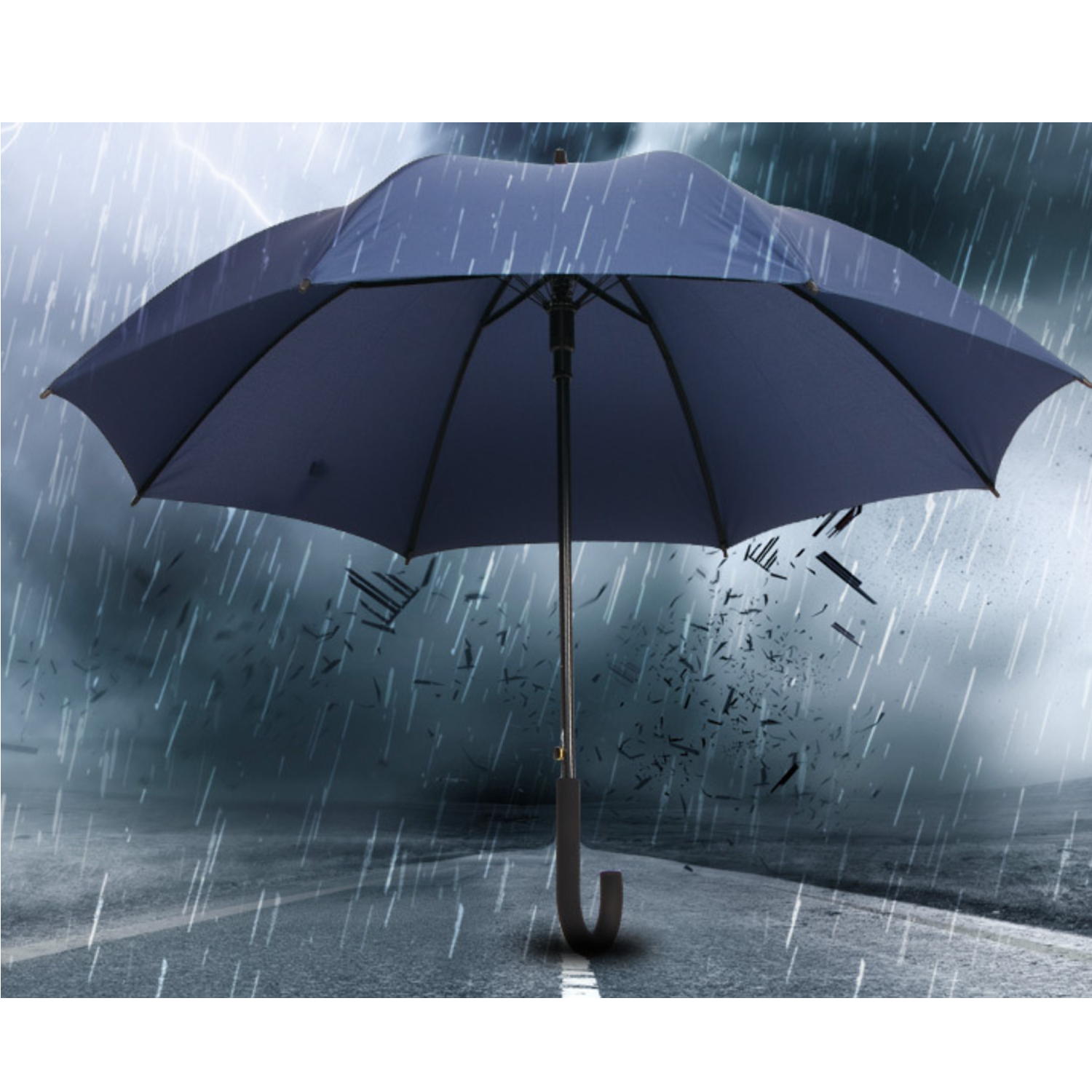 Umbrella Mass Wholesale Automatic Double Bone Bend Handle 2